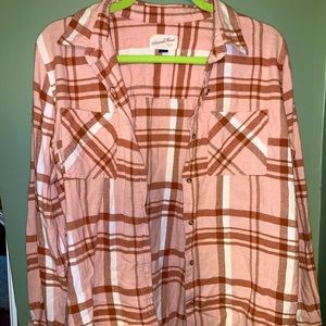 Pink Plaid Flannel